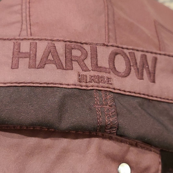NWT Harlow hi rise Maroon jeans / pants - Picture 7 of 10